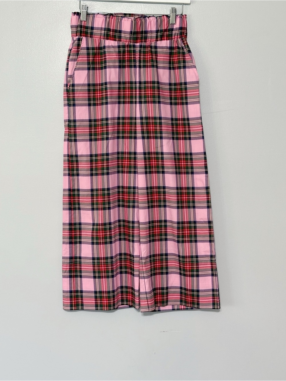 Quiet Culture‎ Take Pause Full-Length Pant in Merry Plaid size X-Small